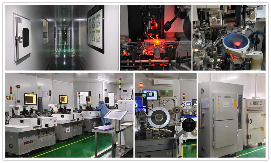 Dongguan Lanjin Optoelectronics Co., Ltd. Fabrik Produktionslinie