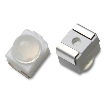 3528 SMD LED Kuppelobjektiv 60 Grad Rotes Abendessen helles 2000mcd LED-Chip-Diode für Ampeln