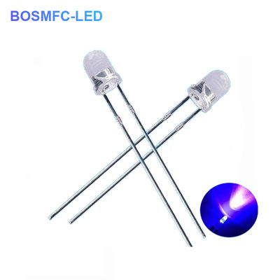 3mm F3 Dip UV LED Chip 395nm 405nm Durch Loch Für Nagellack Heilung