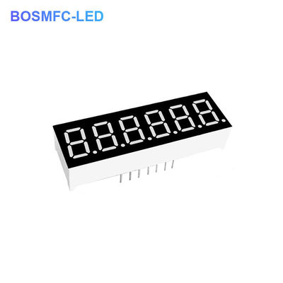 Elektronik 7 Segment Display Weiß 0,36 Zoll 6 Ziffern Langlebig