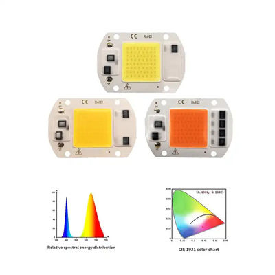 Praktische Vollspektrum-COB-LED-Chip 50W 100W für Innenanlagen wachsen Lampe