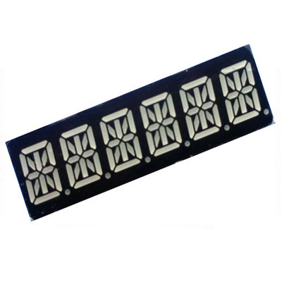 0.39&quot; 16-Segment-LED-Display 6 Ziffern Superrot Farbe 49x15x8mm