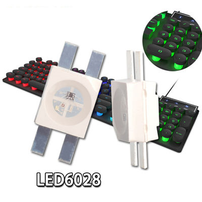 OEM ODM Hohe Helligkeit eingebaut in IC SK628 RGB 6028 Smd Led Chip Emitting Diode für Spiele Mechanische Tastatur