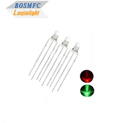 Bi-Color 3mm durch Loch LED Multifunktionelle 20mA Rot &amp; Grün Licht