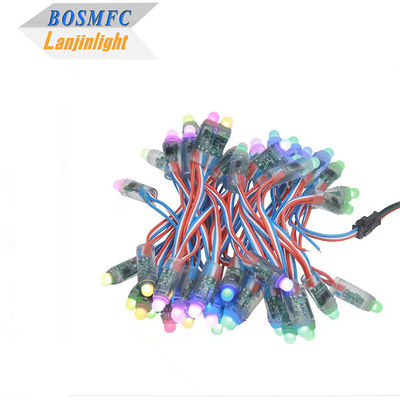 WS2811 Diffuse digitale RGB-LED-Stringlichter Pixellicht 12mm Runde Individuell adressierbar