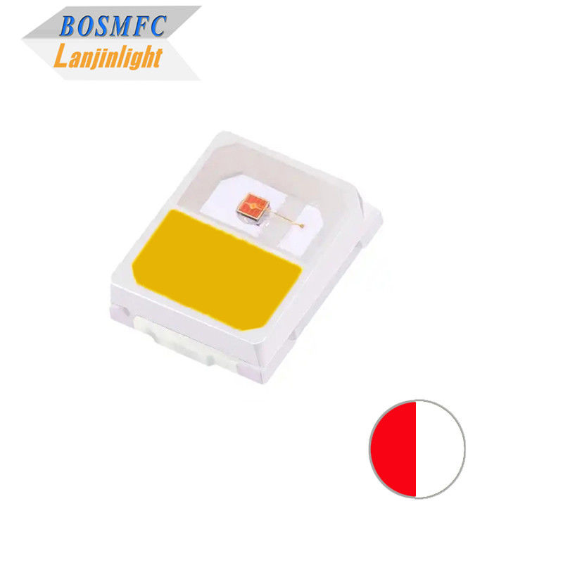 Stabil 0.2W 2835 SMD LED Dual Farbe Rot &amp; warmes Weiß CCT2700-3200K Anti-statische helle LED-Chip