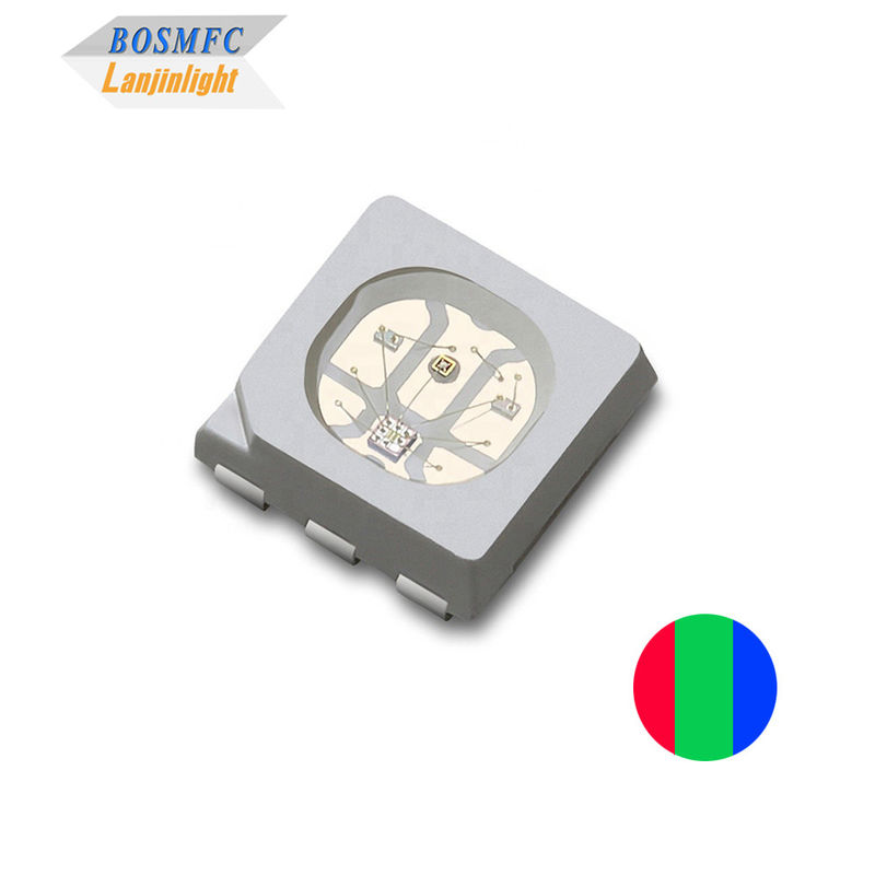 60mW 5050 RGB SMD LED Chip 0.2W Vollfarbenlicht für flexiblen LED-Streifen