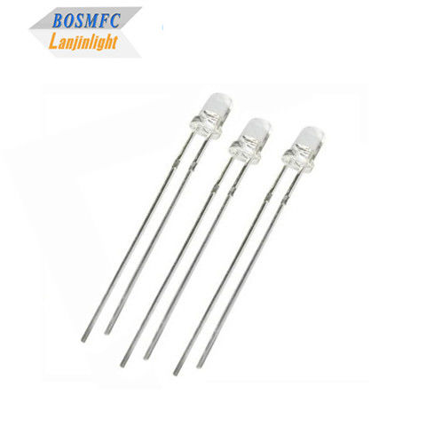Anti-statische 3mm Durch Loch LED Diode 20mA wasserfeste Linse für Außenbeleuchtung