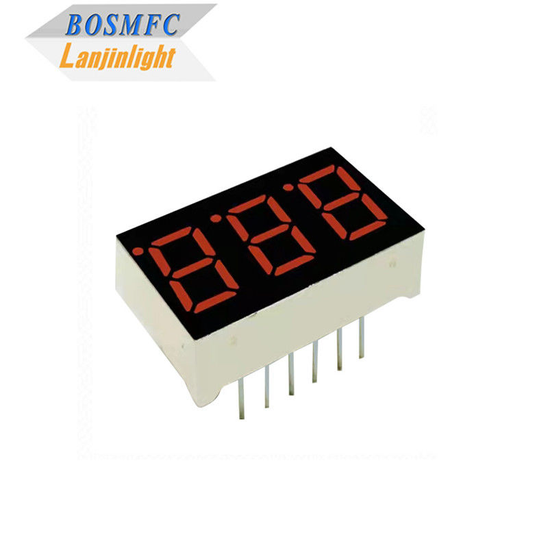 20mA 7 Segment LED-Display 3 Ziffern 0,28 Zoll 0,56 Zoll Langlebig