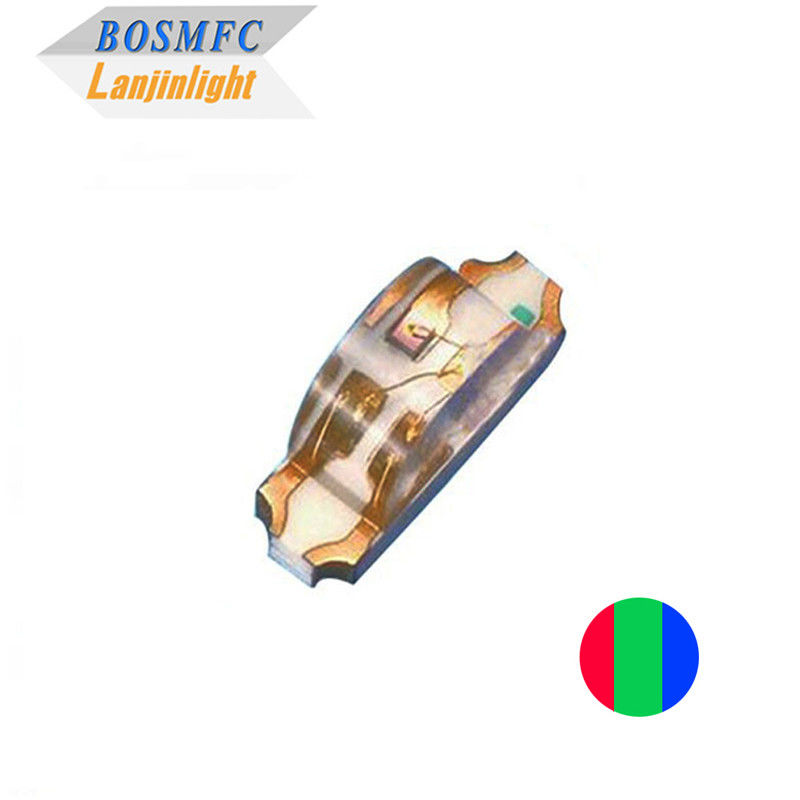Seitenaufnahme 1206 RGB SMD LED 1.5T 2.0T Rechtswinkel Seitenaufstellung 1204 Dreifarbiges Licht