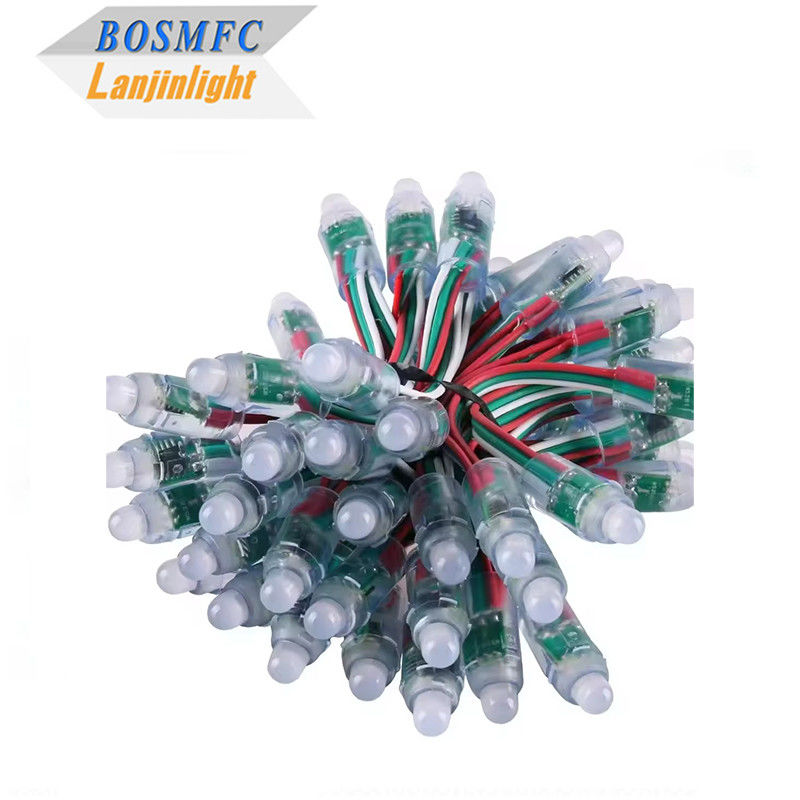 RGB-Full-Colour-Programmierbares DC5V-LED-Modul WS2811 12mm Wasserdicht IP68 Smart Pixel Weihnachtslichter Rgb-Stringlichter