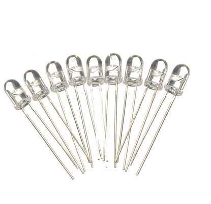 Rundkopf 5mm Ultraviolett LED 385nm 395nm UV Licht Wasserklare Linse für Mückenlampe