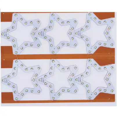 Anpassen von Star PCB mehrschichtiger LED-Schaltplatte, FR4 Aluminium PCBA-Board mit LEDs
