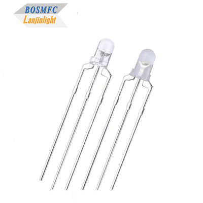 Bi-Farbe 3mm LED Rot & Blau Gemeinsame Anode und Gemeinsame Kathode Durch Loch LED Wärmeverteilung