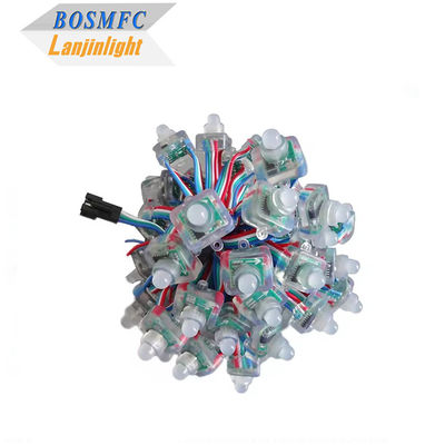 Vollfarbige Pixel-LED-Leuchten Digitales Quadrat WS2811 RGB Pixel-Modul Stringlicht 12mm 5V 12V RGB Wasserdichte Strings