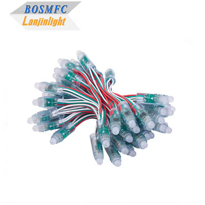 WS2811 Diffuse digitale RGB-LED-Stringlichter Pixellicht 12mm Runde Individuell adressierbar