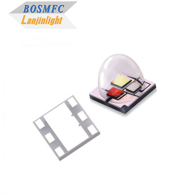 9W Hochleistungs-LED 5050 RGB LED 60 Grad Kuppel Linsen SMD Diode für Außenlicht