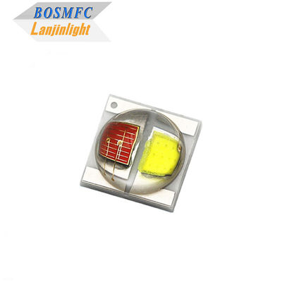 2W 3535 SMD LED Dome Lens 30 Grad Bi Farbe Rot und Weiß 350mA Hochhelligkeit LED Diode