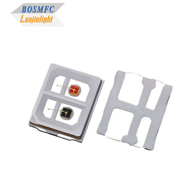 2835 SMD LED dreifarbig rot 660nm + blau 460nm + IR 830nm kombinierte Chip-LED-Licht für Schönheitstherapie Gesichtslicht