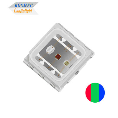 1.5W 5050 RGB LED Kuppellinse Hochleistungs-Dreifarbiger LED-Chip 3 * 0.5W